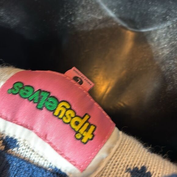 Tipsy elves women’s ugly Christmas sweater dress reindeer fair isle knit large - Picture 5 of 6